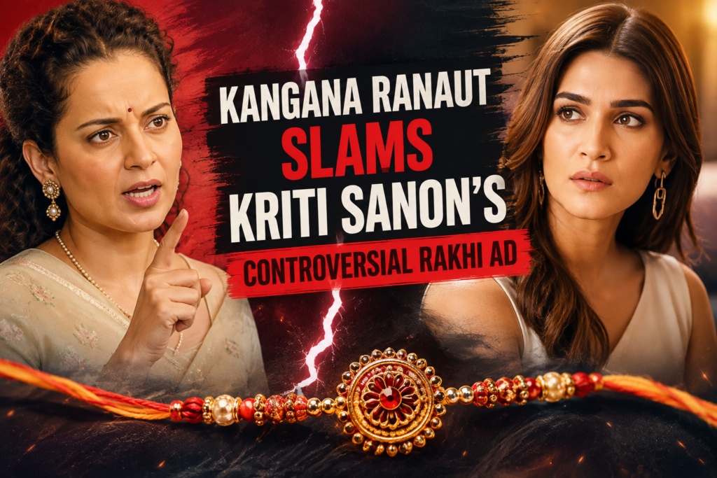 Kangana Ranaut Slams Kriti Sanon's Controversial Rakhi Ad