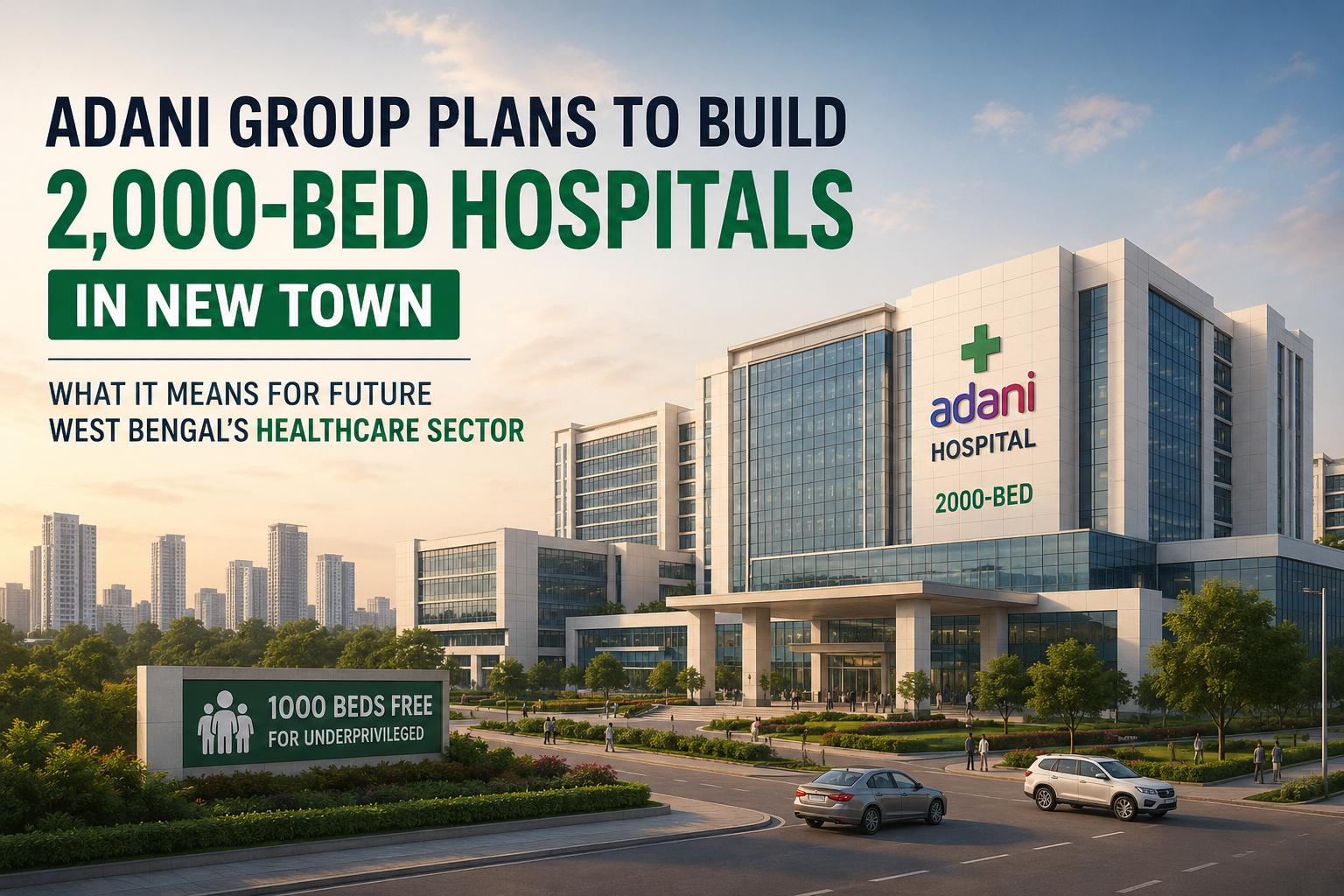 Adani New Town hospital