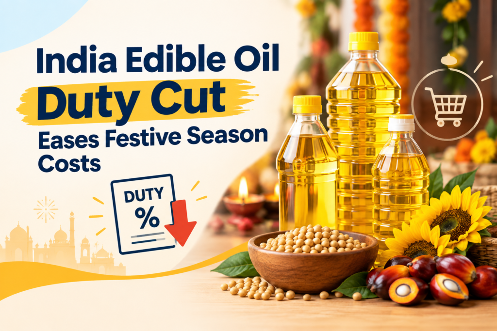 India Edible Oil Duty Cut