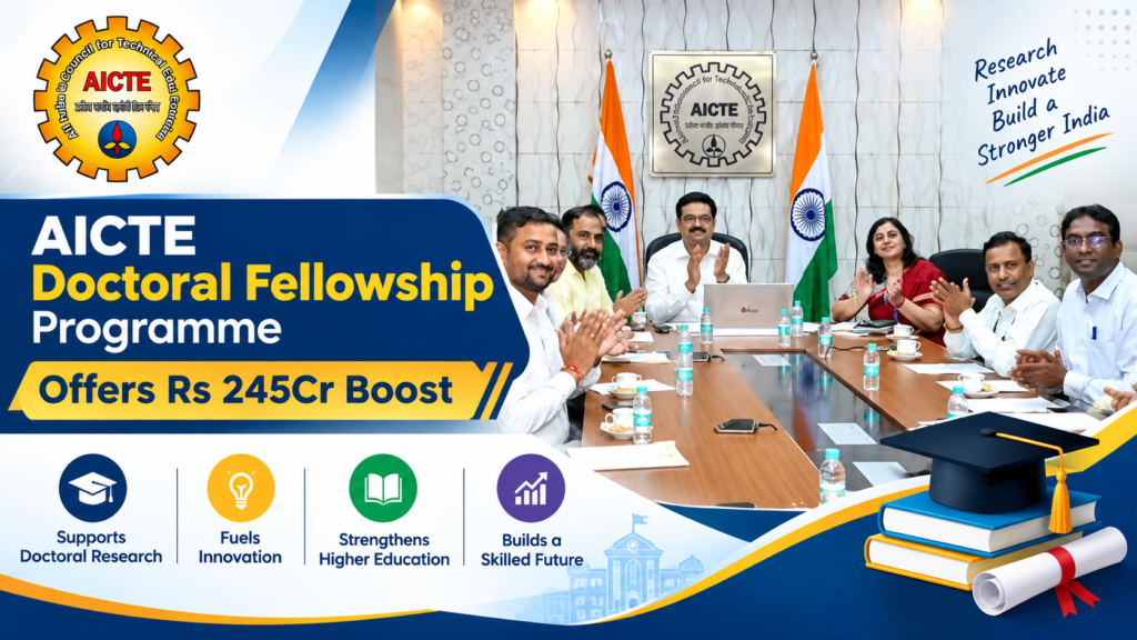 AICTE Doctoral Fellowship Programme Offers Rs 245Cr Boost