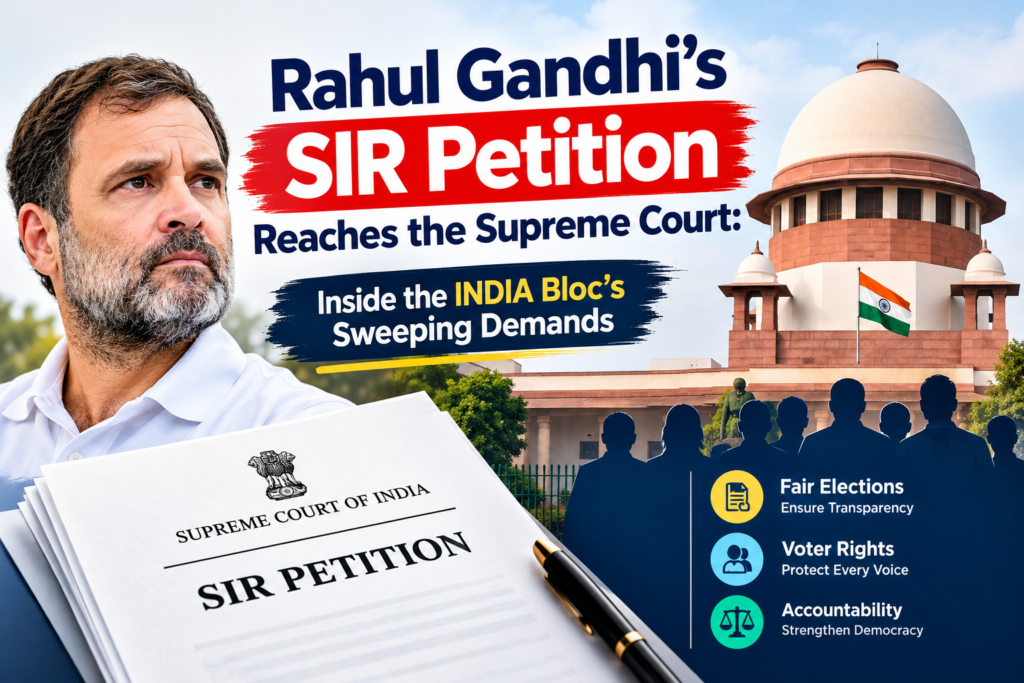 Rahul Gandhi SIR petition